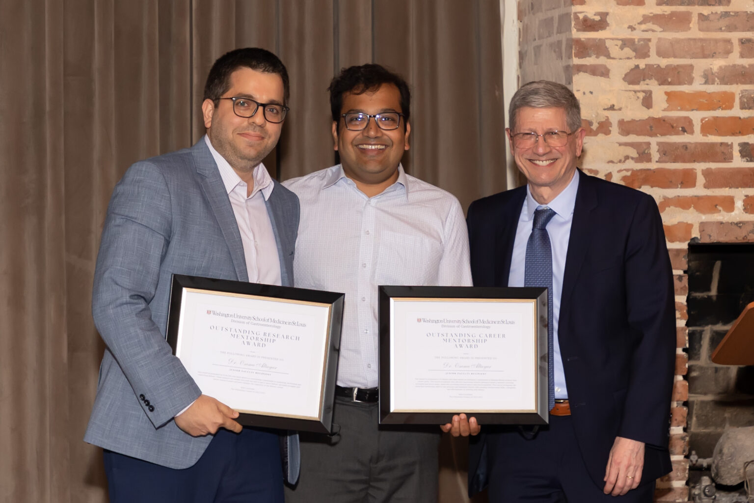 Faculty appreciation at 2023 GI Fellowship Graduation, 6/6/2023 ...